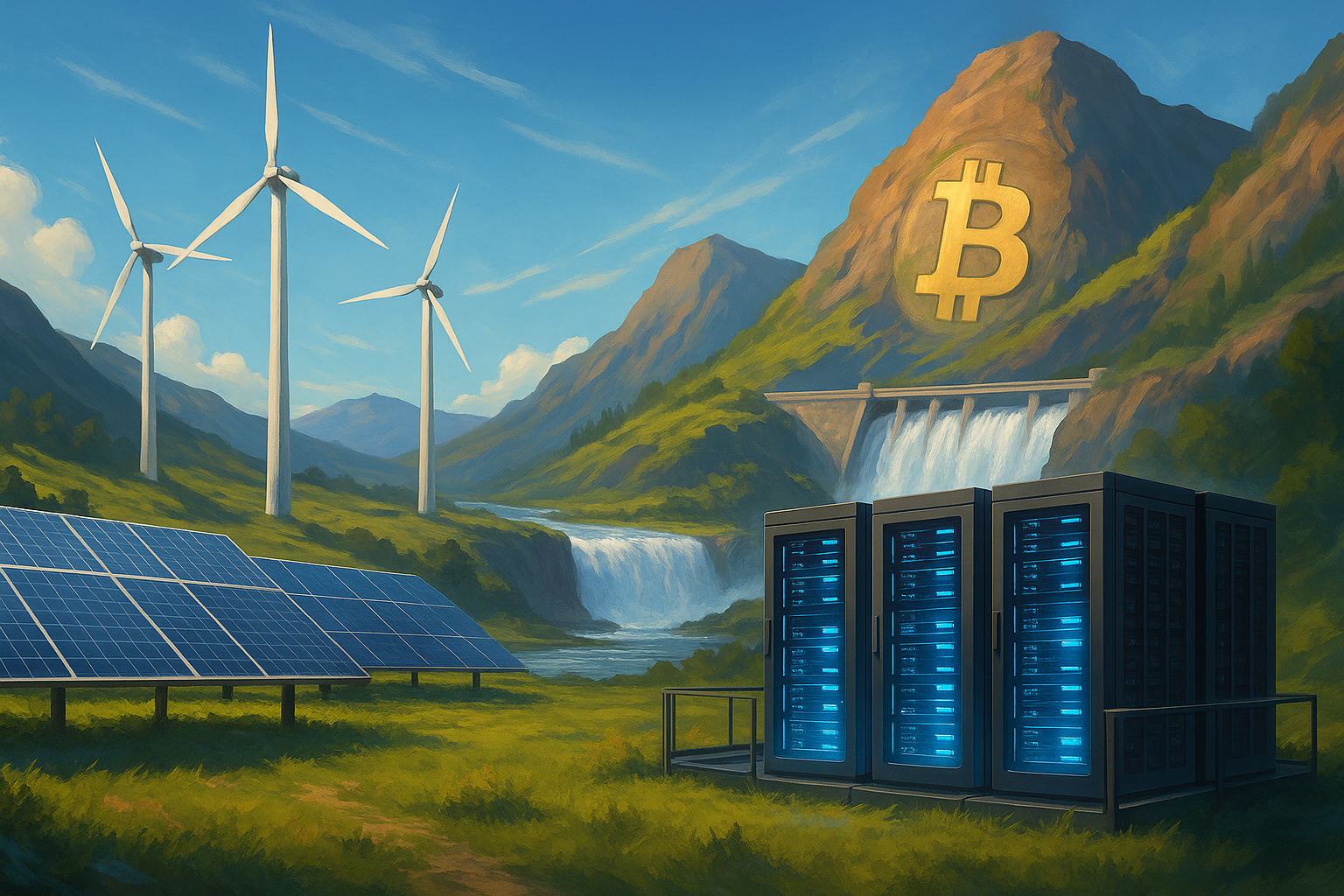 Bitcoin Mining with Clean Energy