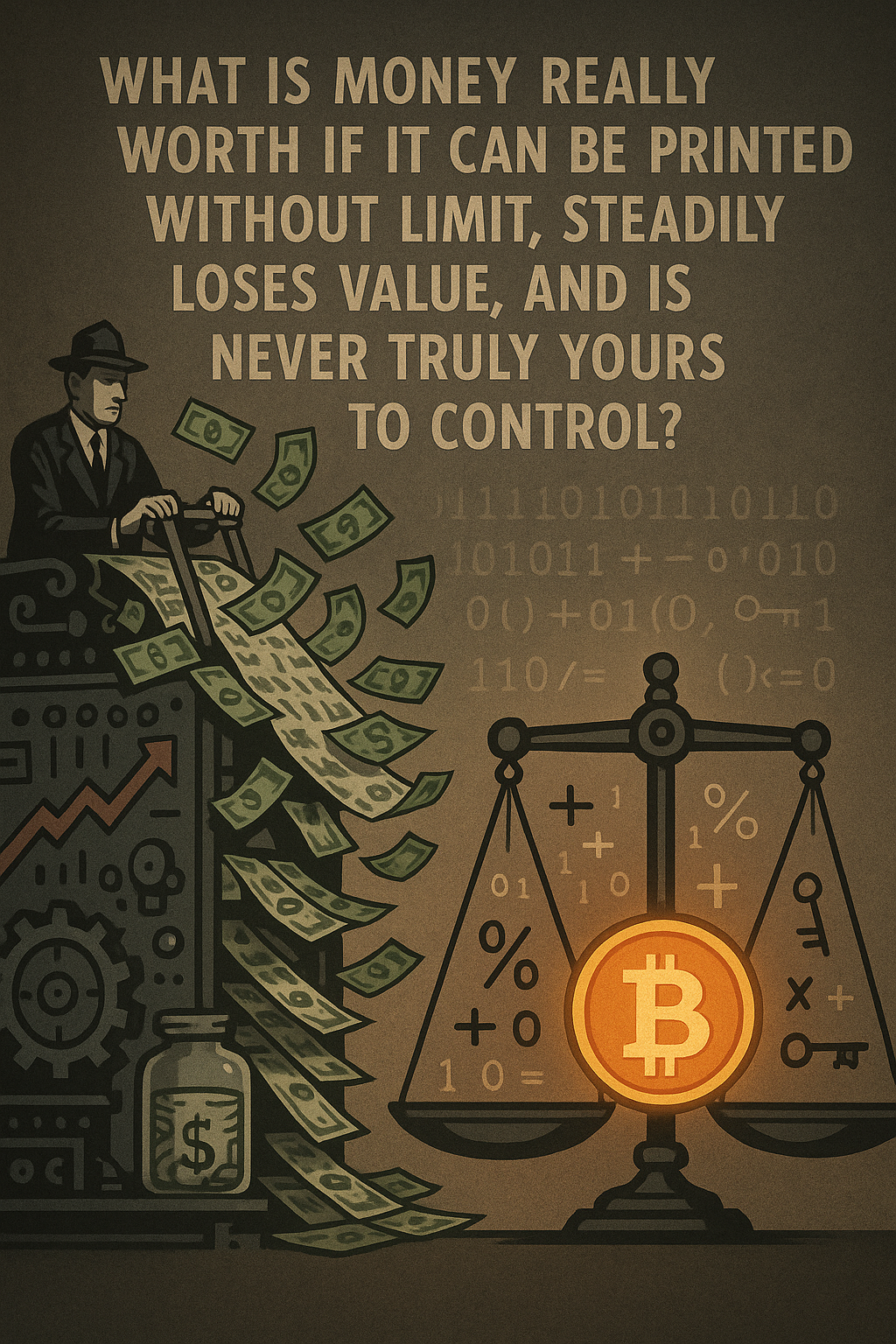 Bitcoin vs fiat: scarcity vs inflation and control
