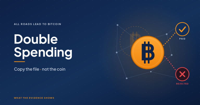How Bitcoin stops double spending, one coin sent to two people and the copy rejected